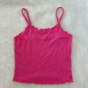 Pink VS & Knit Riot Cropped Top
